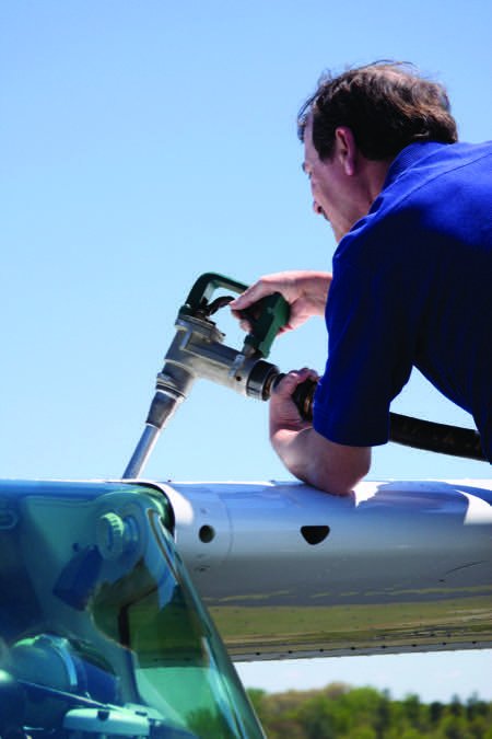 Fueling a Cessna