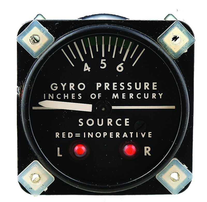 Gyro pressure gauge