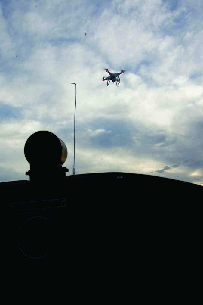 drones in airspace