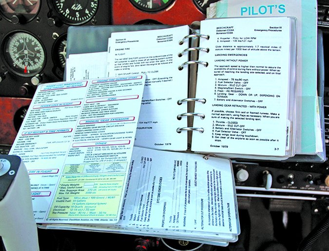 pilot checklists