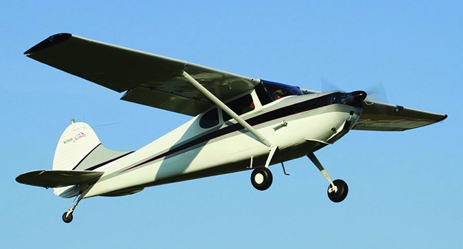 Cessna 170 flaps extended