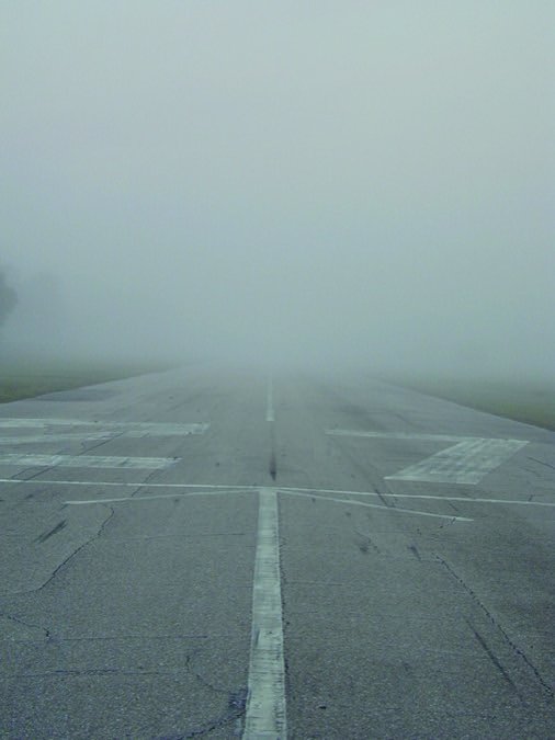 lowviz fog on the runway