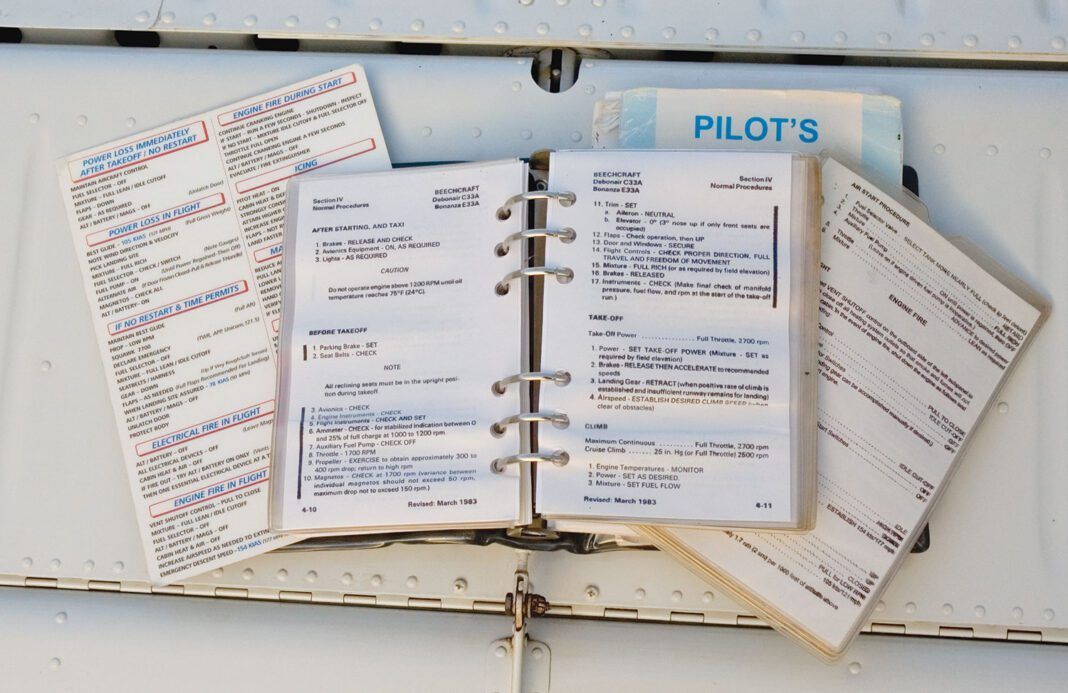 Aircraft checklists